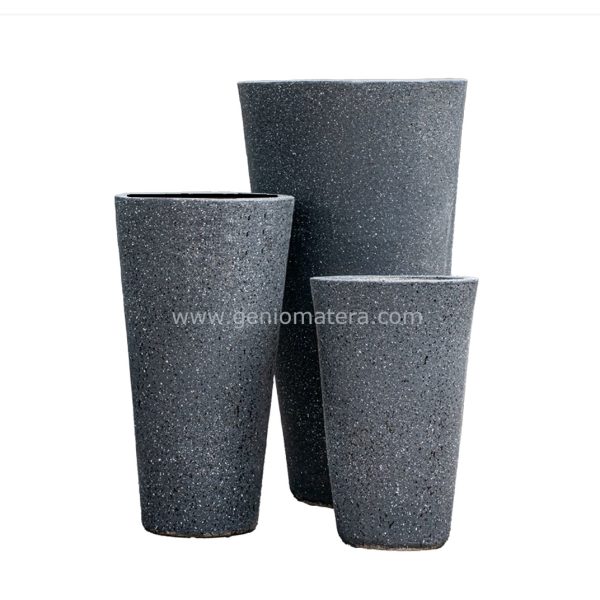TRIO CÓNICAS REDONDAS, NEGRO ESCANDINAVO
