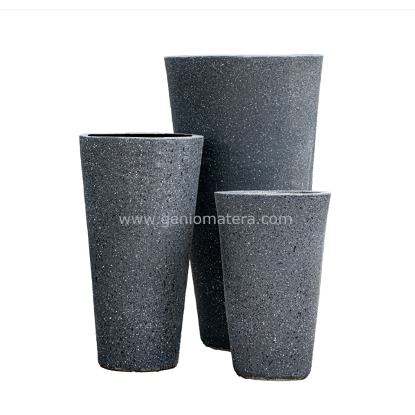 TRIO CÓNICAS REDONDAS, NEGRO ESCANDINAVO
