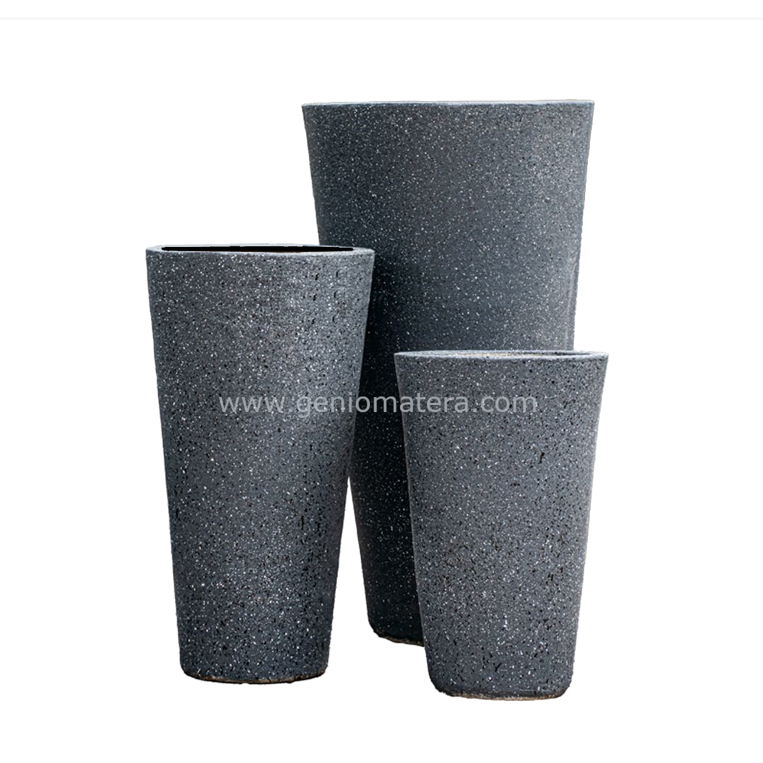 TRIO CÓNICAS REDONDAS, NEGRO ESCANDINAVO